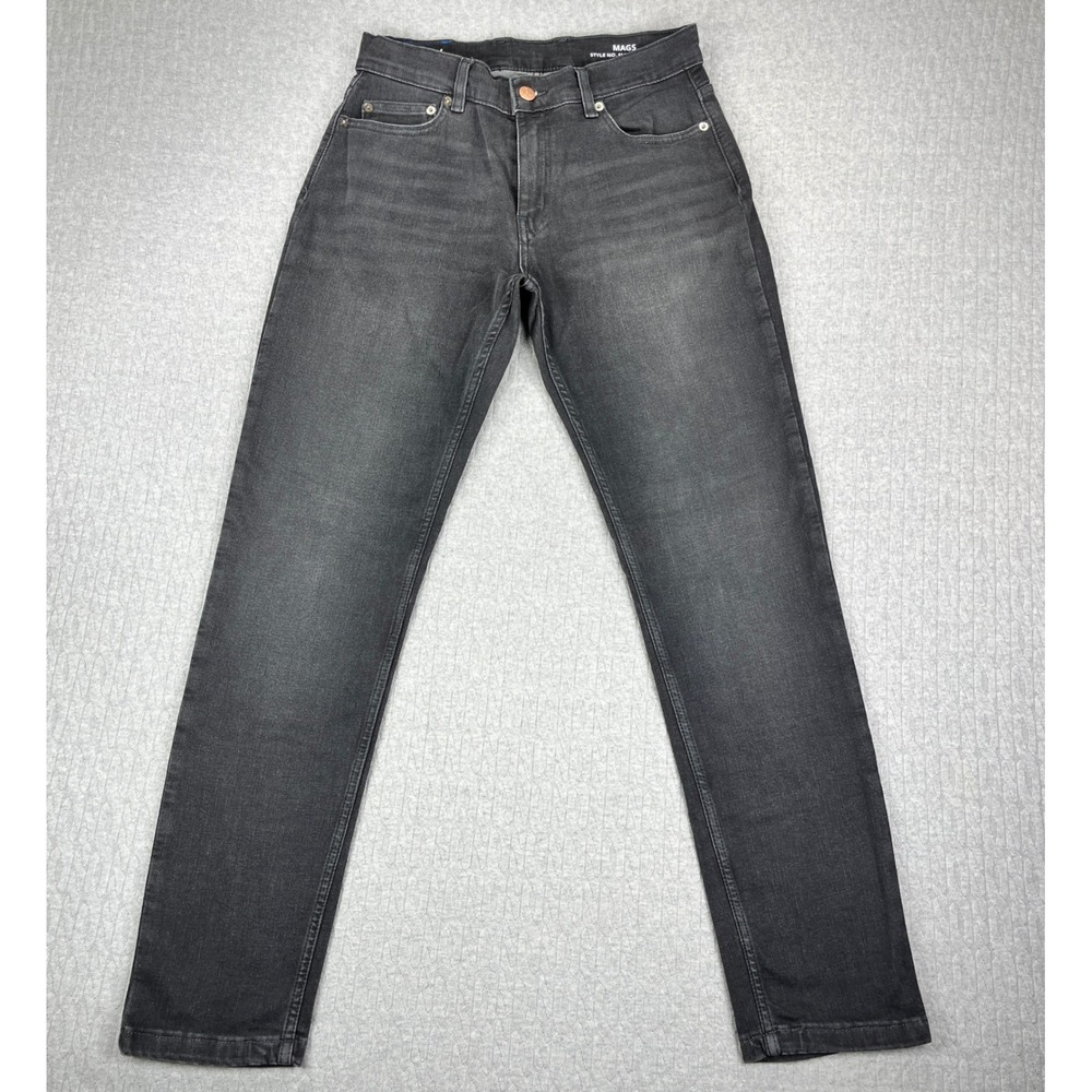 Mugsy Mags Jeans Mens 32x32 Fits 30X31  Faded Black Slim Stretch Denim FLX4NKG